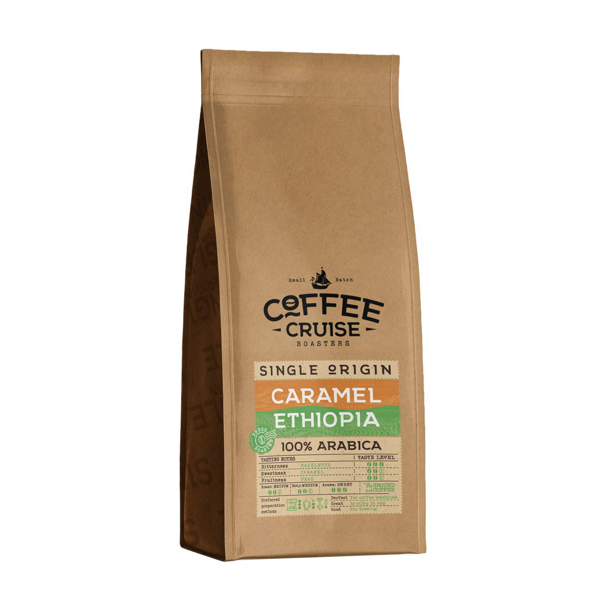 CARAMEL ETHIOPIA – Single Origin malta kava, 250 g