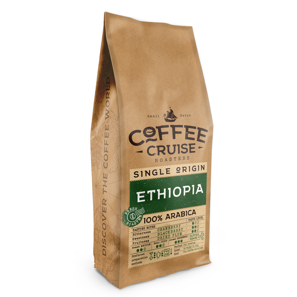 ETHIOPIA – Single Origin kavos pupelės, 1 kg