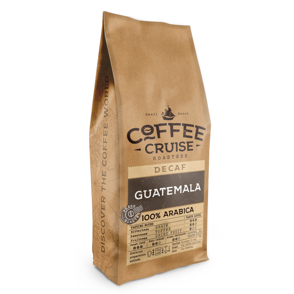 GUATEMALA DECAF – Single Origin kavos pupelės, 1 kg