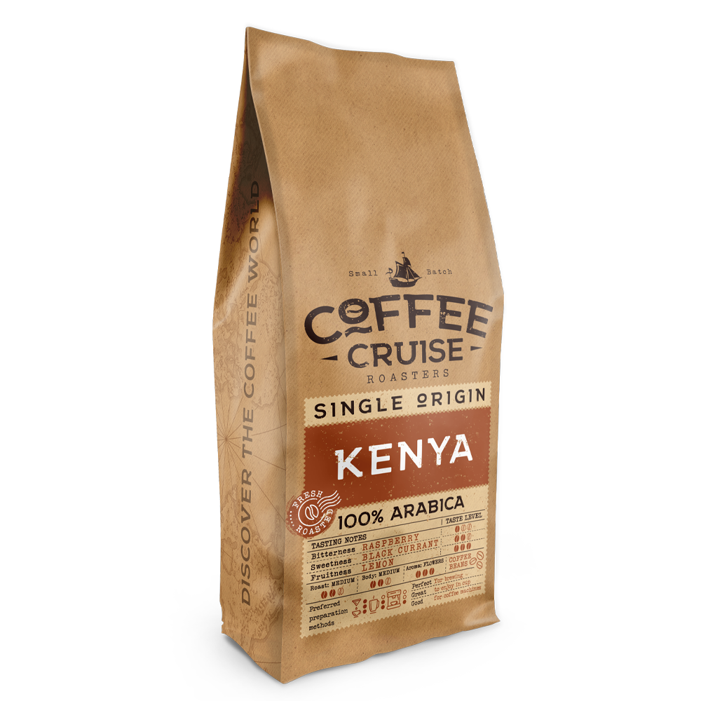 KENYA – Single Origin kavos pupelės, 1 kg