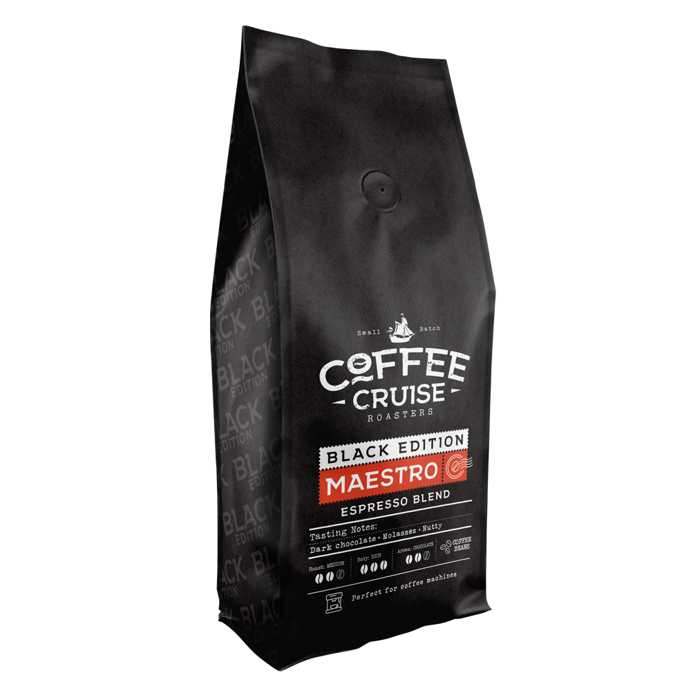MAESTRO – Espresso Blend kavos pupelės, 1 kg