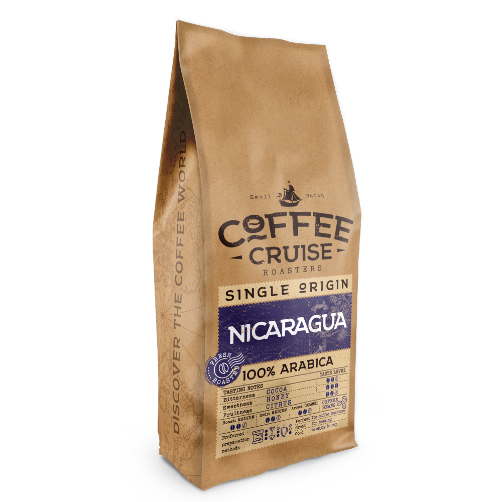 NICARAGUA – Single Origin kavos pupelės, 1 kg