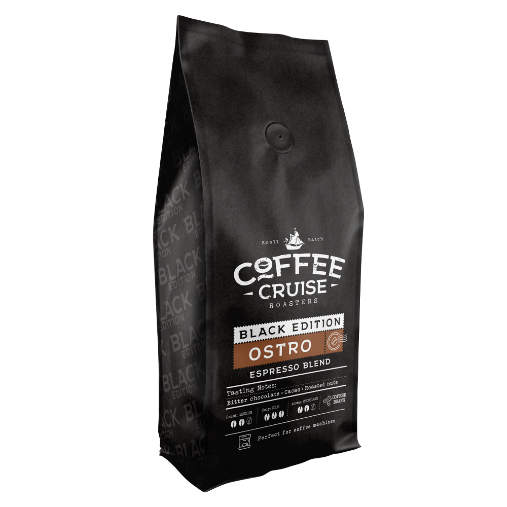 OSTRO – Espresso Blend kavos pupelės, 1 kg