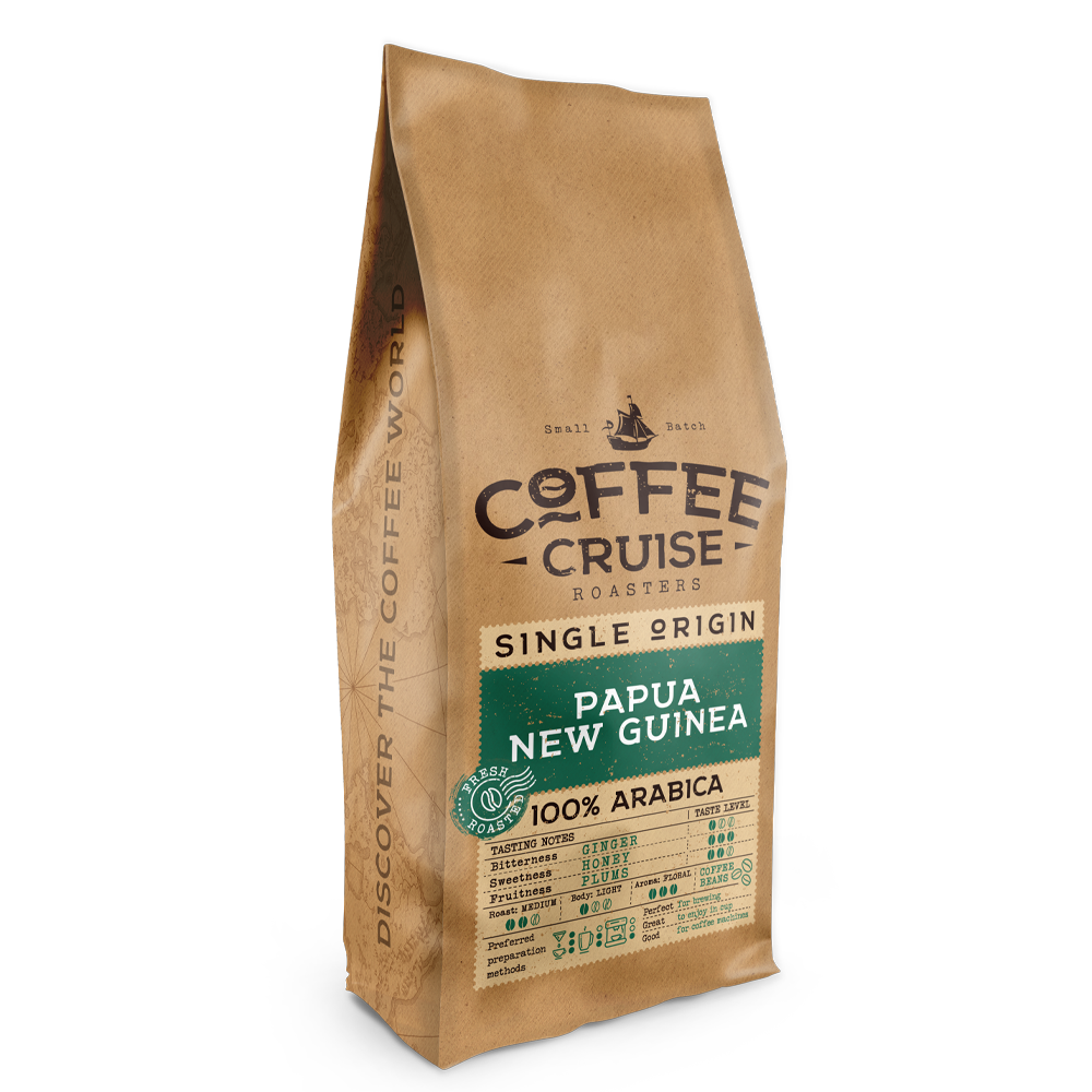 PAPUA NEW GUINEA – Single Origin kavos pupelės, 1 kg