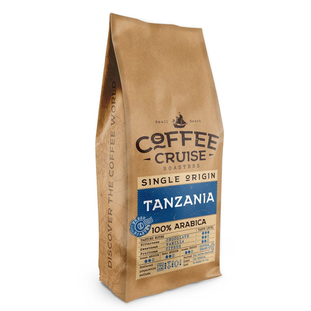 TANZANIA – Single Origin kavos pupelės, 1 kg