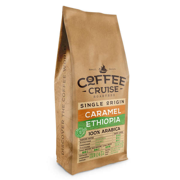 CARAMEL ETHIOPIA – Single Origin kavos pupelės, 1 kg