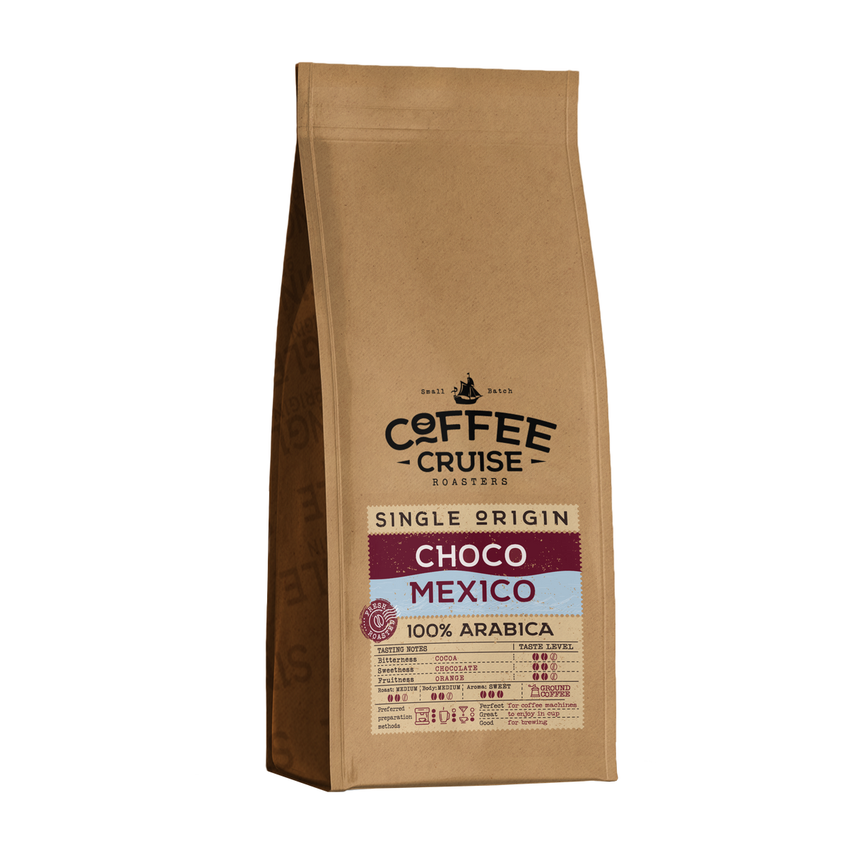 CHOCO MEXICO – Single Origin malta kava, 250 g