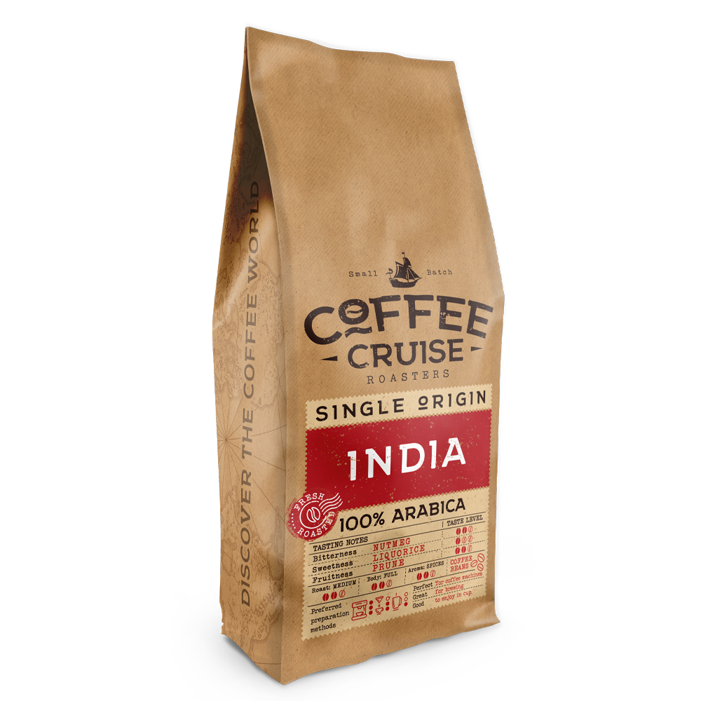 INDIA – Single Origin kavos pupelės, 1 kg