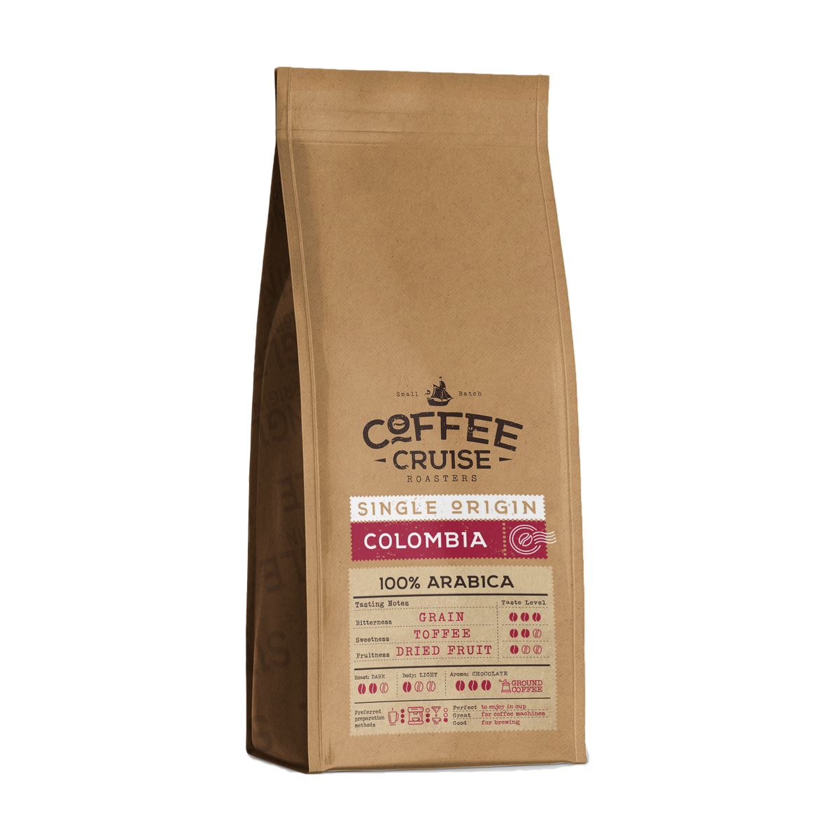 COLOMBIA – Single Origin malta kava, 250 g