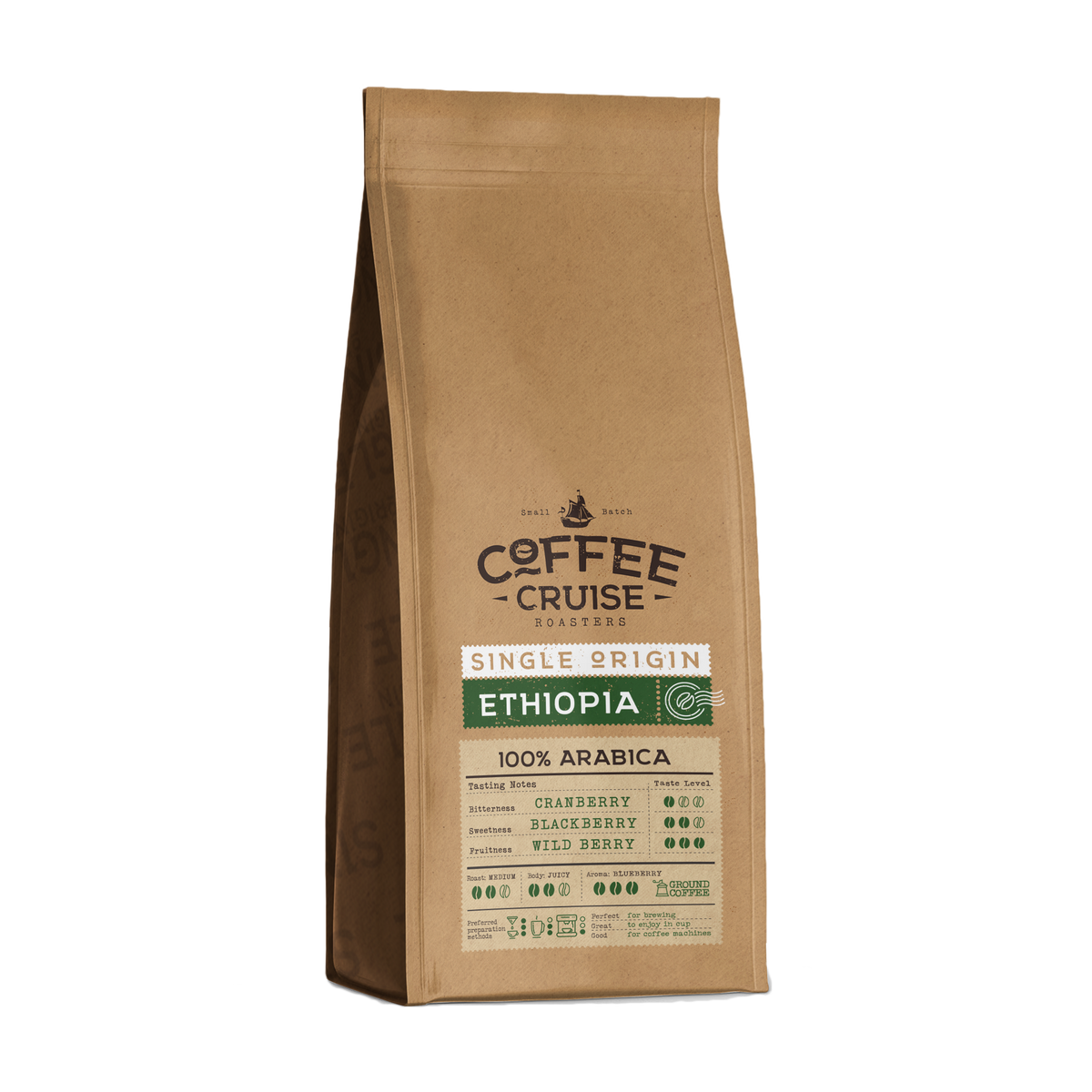 ETHIOPIA – Single Origin malta kava, 250 g